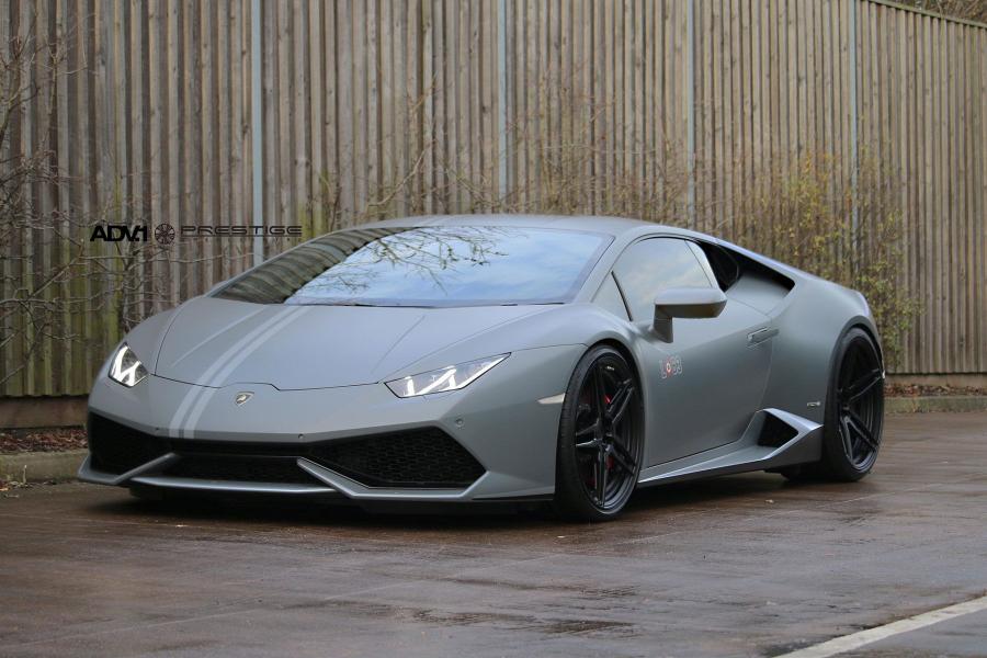 Lamborghini Huracan LP610-4 Avio Matte Grey on ADV.1 Wheels (ADV05 M.V2 CS) '2017